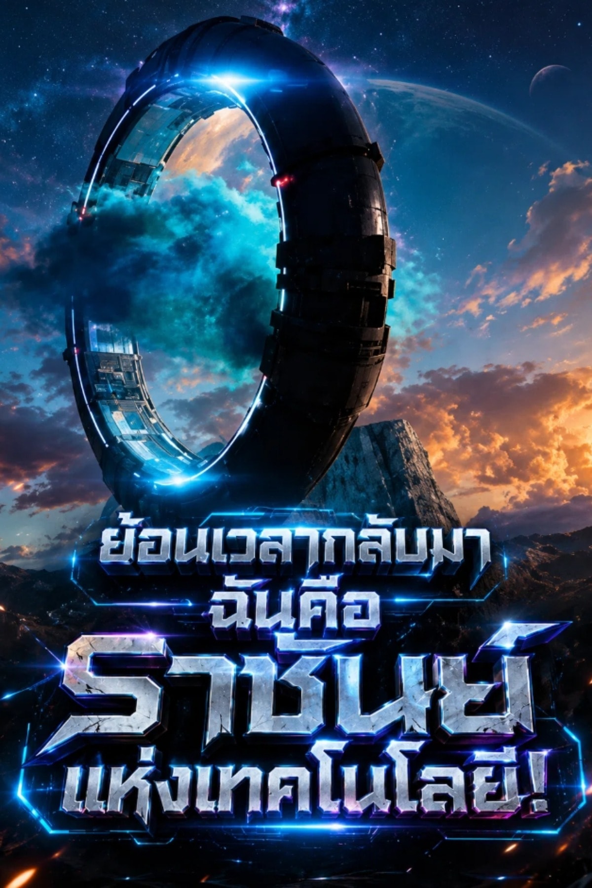 ปกนิยายเรื่อง ย้อนเวลากลับมา ฉันคือราชันย์แห่งเทคโนโลยี